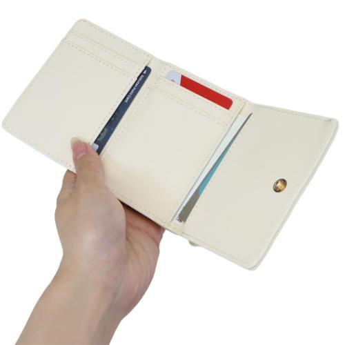 SAN-X | Rilakkuma Korilakkuma Clasp Trifold Wallet Mini Wallet Clasp Coin Pouch 100x80x30mm