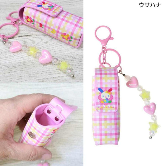 SANRIO | Usahana Keychain Lip Case Charm 30x90x30mm