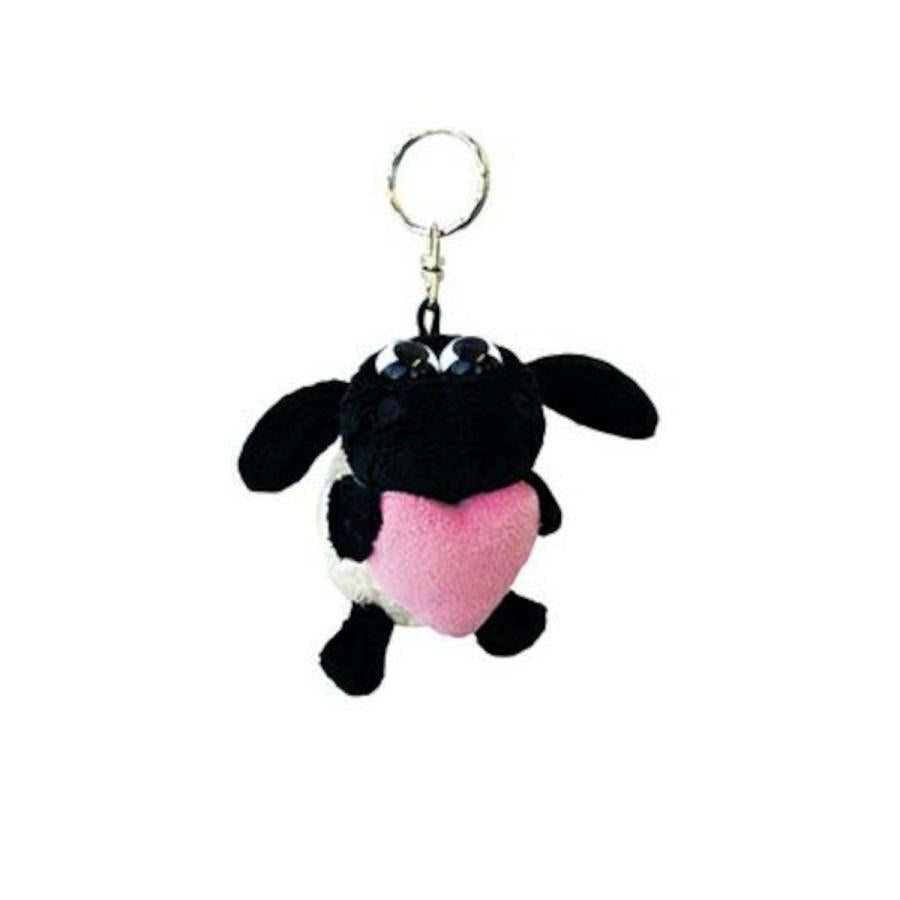 NICI | Shaun the Sheep Timmy of Konjitsuji Timmy with Pink Heart 10cm key ring