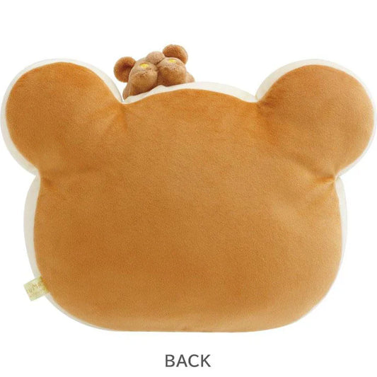SAN-X | Rilakkuma Super Mochi Soft Plush Doll Face Cushion 230×320×120mm (Stay With Me)