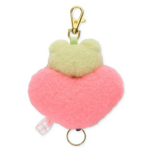 Pickles the Frog | Reel Plush Keychain Bag Charm 130×80×40mm (Smile Heart)