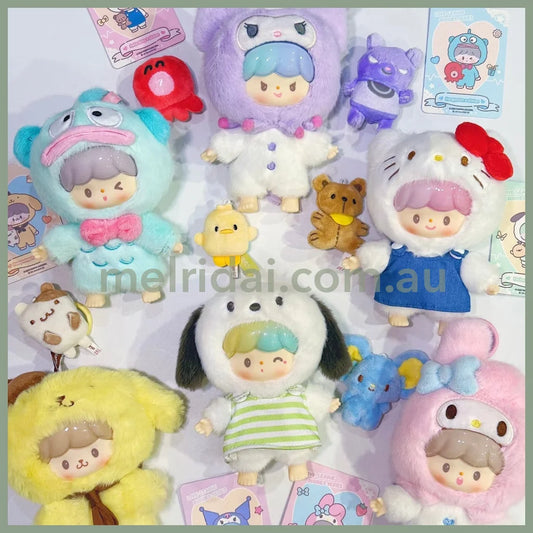 Finding Unicorn x SANRIO | zZoton Secret Keychain Bag Charm Blind Box (Love League Buddies Series) - Order 6 for