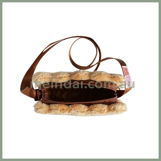 GLADEE | Pouch with Strap Shoulder Bag Crossbody Bag (S’more Sandwich Cookies / Biscuit)
