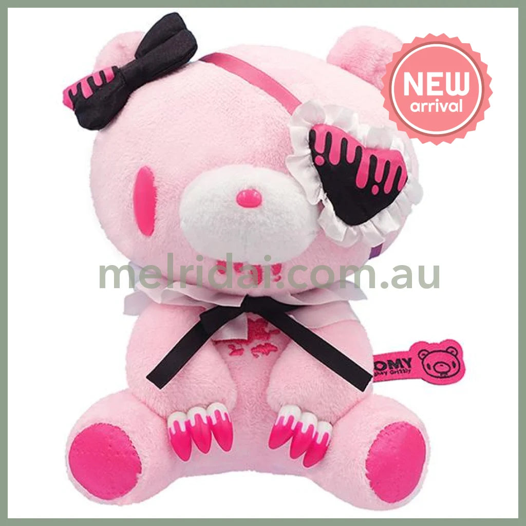 Gloomy Bear | Plush Toy Doll Eye Patch Lolita W120mm×H160mm×D120mm (Eye patch ver. Pink)