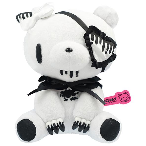Gloomy Bear | Plush Toy Doll Eye Patch Lolita W120mm×H160mm×D120mm (White)