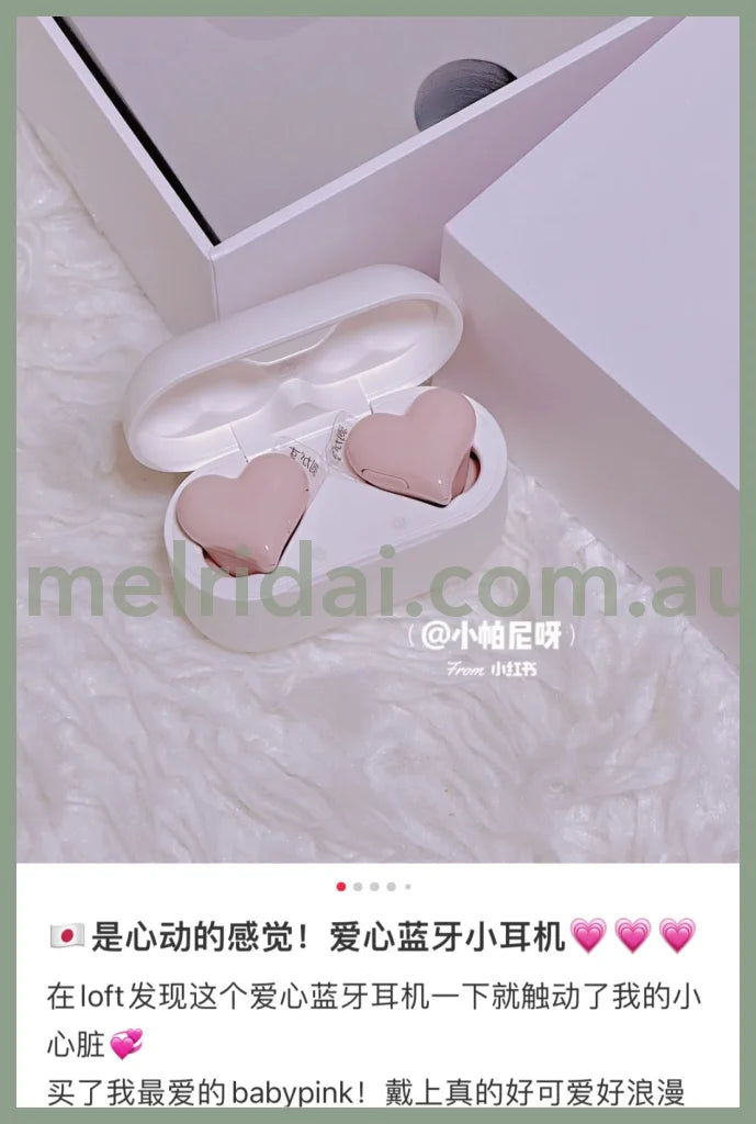 Heartbudsheart Shaped Wireless Earphones
