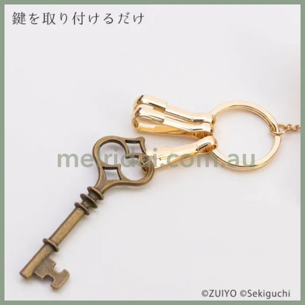 Heidi X Monchhichi | 50Th Anniversary Mental Bag Key Clip Keychain 2.3Cm 4.7Cm(Yuki-Chan