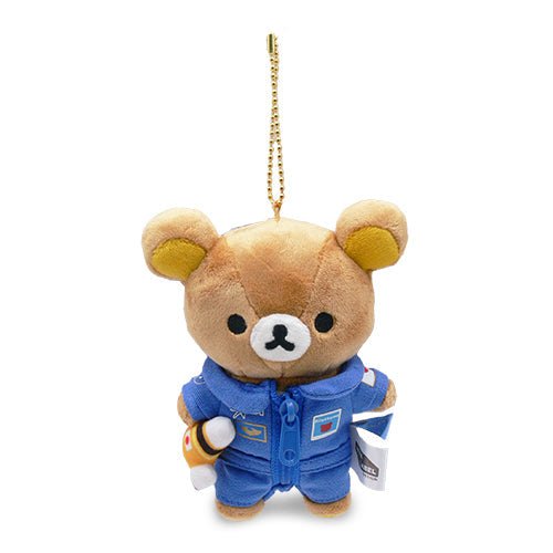 SAN X | Rilakkuma Mascot Holder Plush Keychain bag Charm 14×10cm (JAXA LABEL)