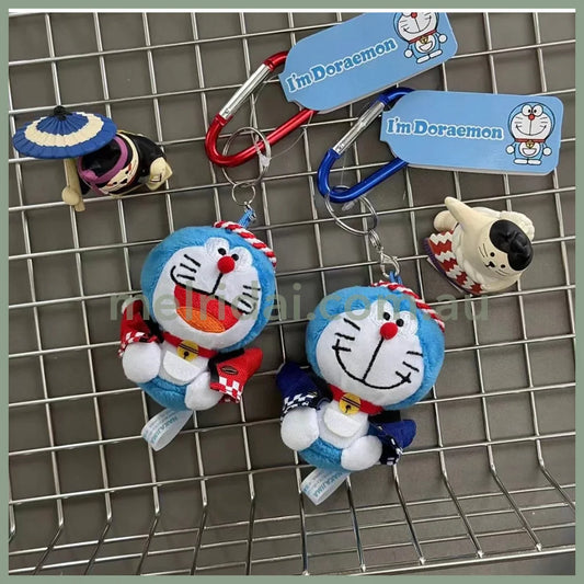 I’m Doraemon | Mascot Holder Happy Carabiner (Blue) 4.5 X 6.0 7.5Cm