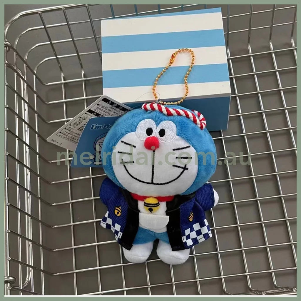 I’m Doraemon | Mascot Holder Happy Carabiner (Blue) 4.5 X 6.0 7.5Cm