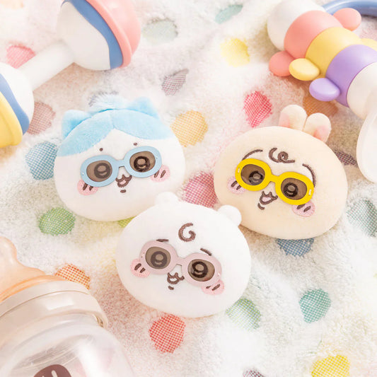 Chiikawa | Usagi & Chiikawa & Hachiware Plush Face Badge Set 60×70×35mm (Chiikawa Baby)