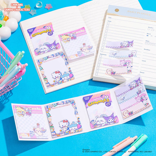 Chiikawa x Sanrio | Sticky Notes 80x65mm (Supermarket)