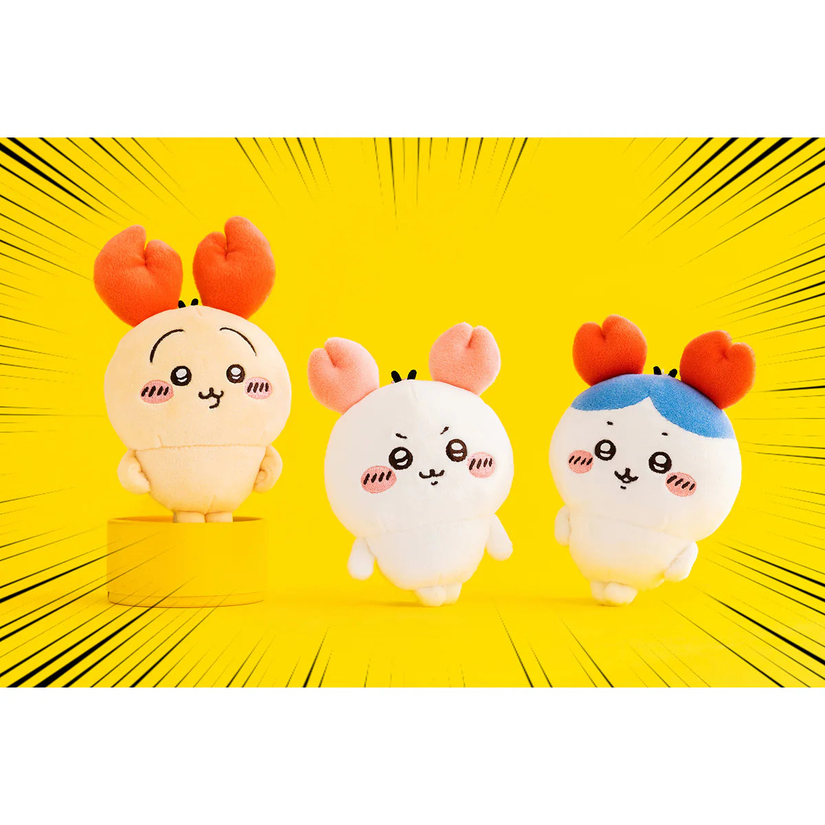 CHIIKAWA | Momonga Mascot Holder Bag Charm Keychain 120×80×50mm (Crab)