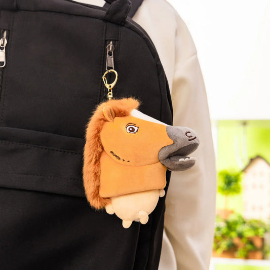 CHIIKAWA | Usagi Plush Keychain Bag Charm Mascot Holder 140×150×65mm(Wearing a Horse)