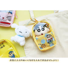 Crayon Shin-chan | Backpack Shaped Pouch Bag Charm 5.1 x 10.1 x 15.1cm (Kindergarten Bus)