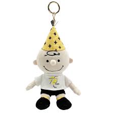 PEANUTS | Charlie Brown Hat Plush Keychain Bag Charm 16 x 10 x 6cm (75th Party)