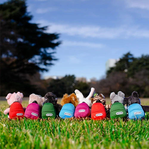 NICI×OUTDOOR PRODUCTS | Love Bear & Pink Backpack Set 10cm Bean Bag Keyring Keyholder