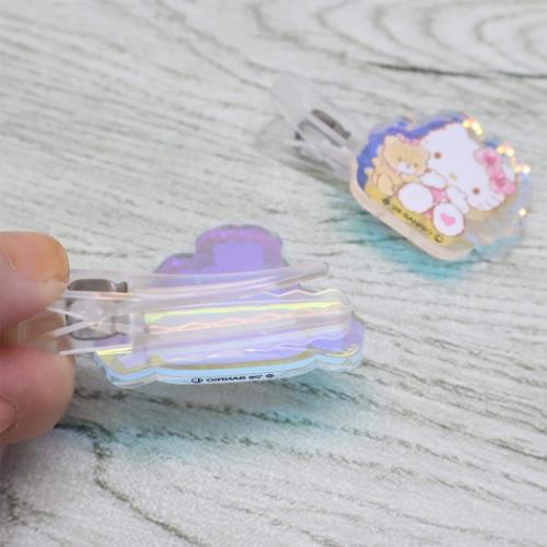 SANRIO | Hello Kitty Aurora Acrylic Hair Clip Set 40×40mm