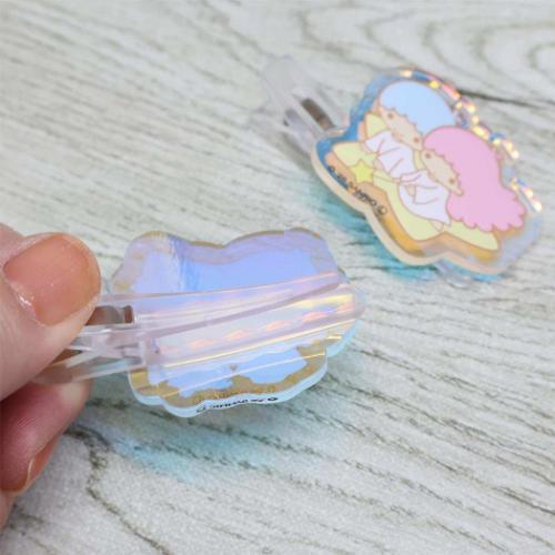 SANRIO | Little Twin Stars Aurora Acrylic Hair Clip Set 40×40mm
