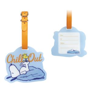 PEANUTS | Snoopy Acrylic Luggage Tag H82×W98×D3mm (Chill Out)
