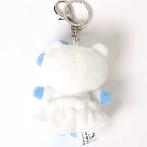 Me% x Hello Kitty | Mini Mascot Holder Plush Keychain 13cm 4th Ver. (Polar bear)