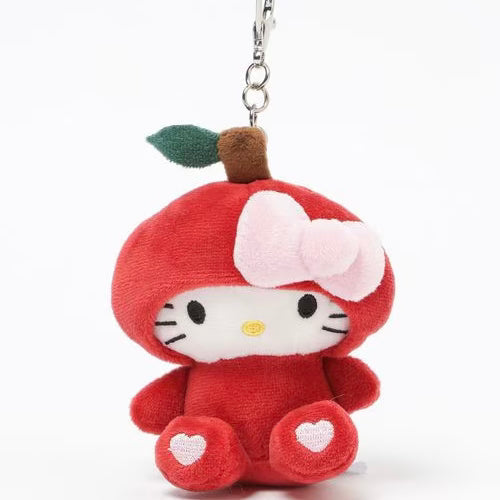 HELLO KITTY×GLOBAL WORK | Apple Mascot Holder Bag Charm Plush