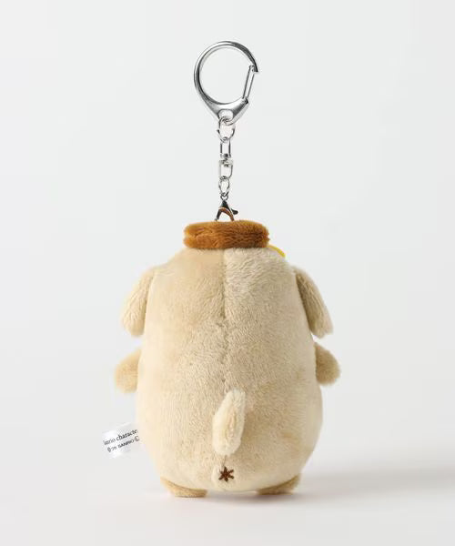 and St Me% x Sanrio Pompompurin | Mini Mascot Holder Plush Keychain 13cm 8th Ver. (Sunburn)