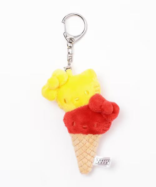 Me% x Sanrio | Hello Kitty Bag Charm Keychain Mascot Holder 13cm 8th Ver. (Ice Cream)