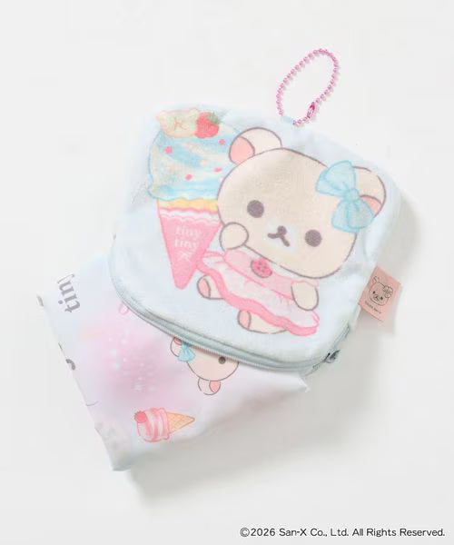 Korilakkuma x Tiny Tiny | Collaboration Eco Bag Keychain 390x360x650mm (Limited Edition)