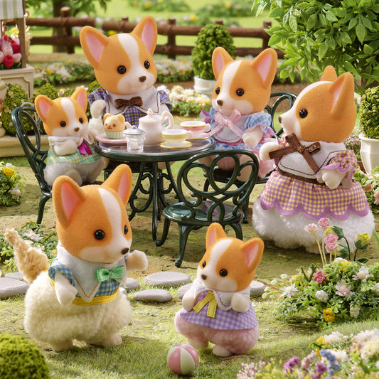 【JP】Sylvanian Families | Corgi family Set 298x55x130mm