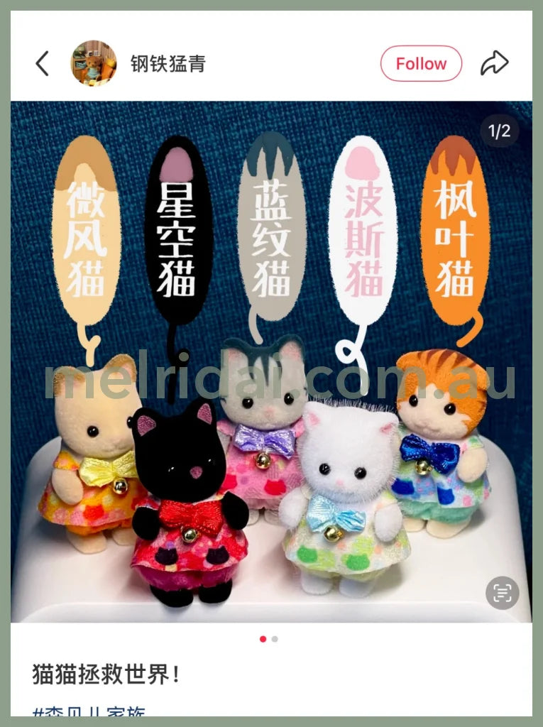 【JP】Sylvanian Families | Atsumare! Baby Set Cats