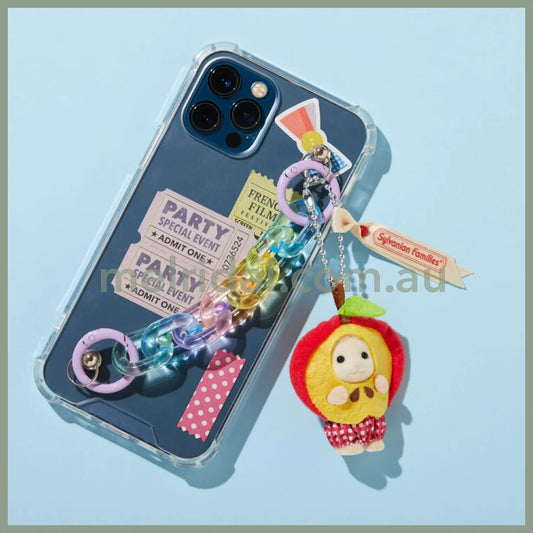 【Jp】Sylvanian Families | Baby Fruits Keychain Sheep Apple Costume 78 X 28 140Mm