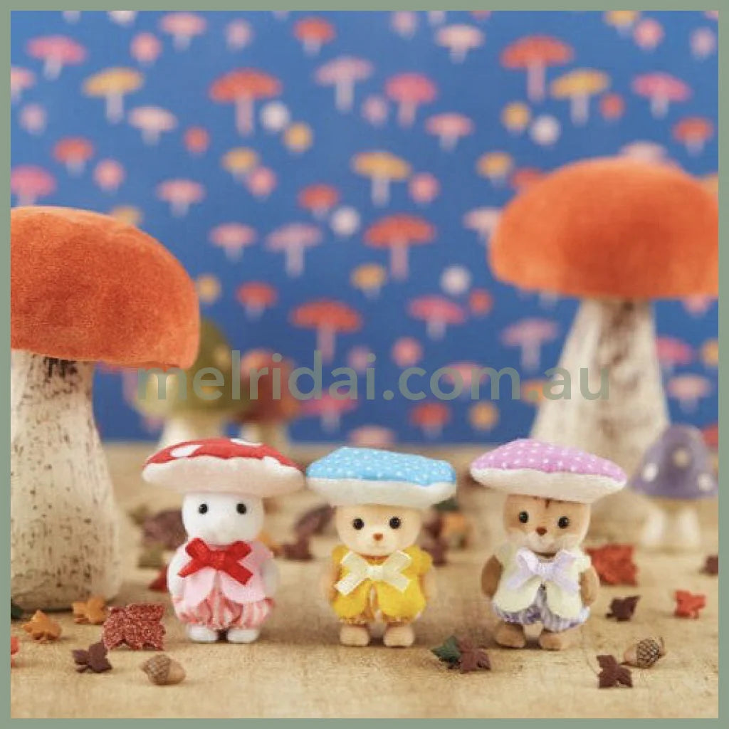 【JP】Sylvanian Families | Baby Trio Mushroom Fairy