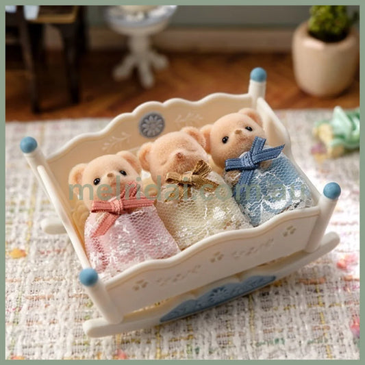 【JP】Sylvanian Families | Biscuit Bear Triplets Babies Set FS-63