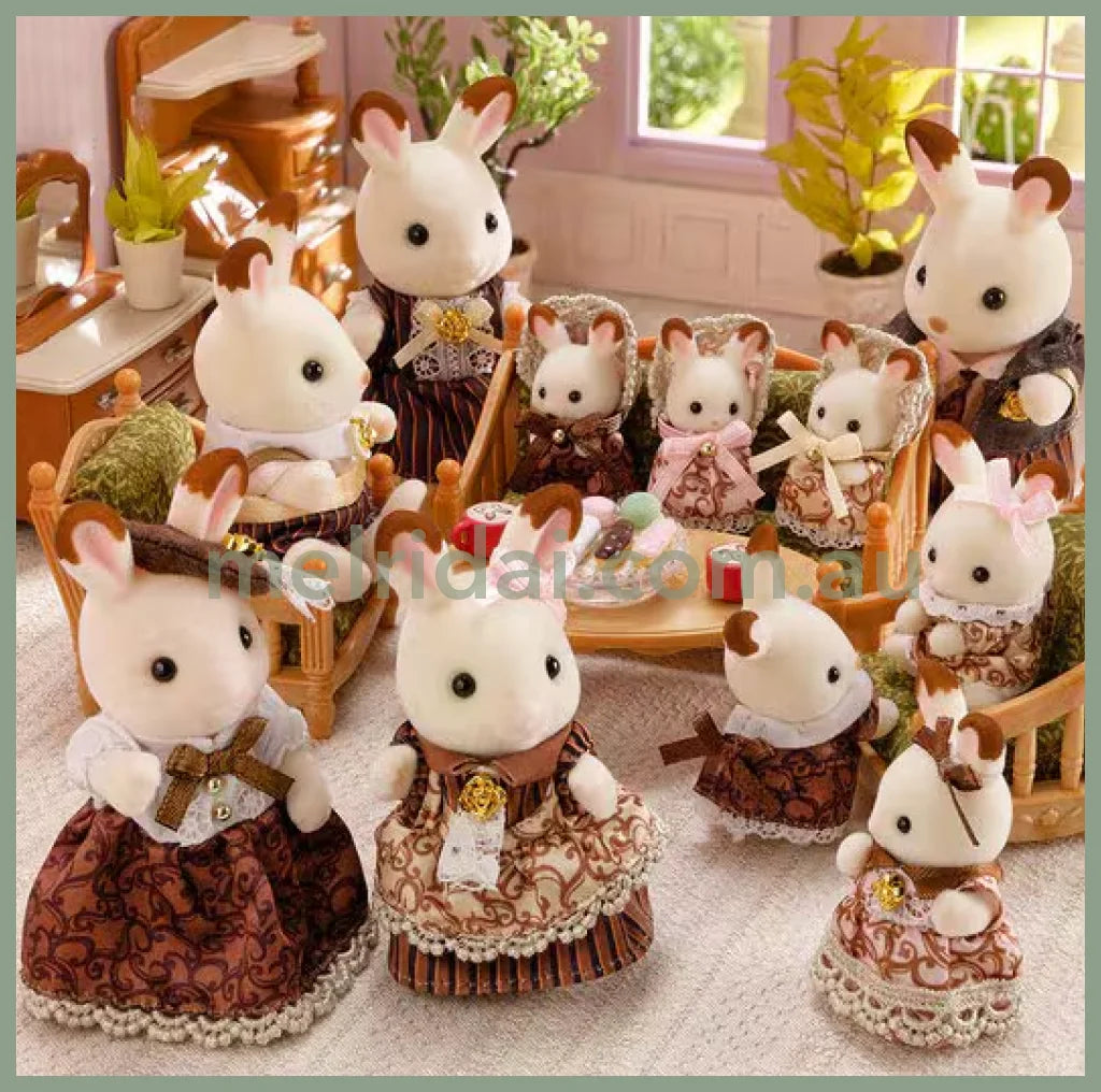 【JP】Sylvanian Families | Chocolate Rabbit Family 40th Anniversary Set 40 x 15 x 7.2 cm C-74