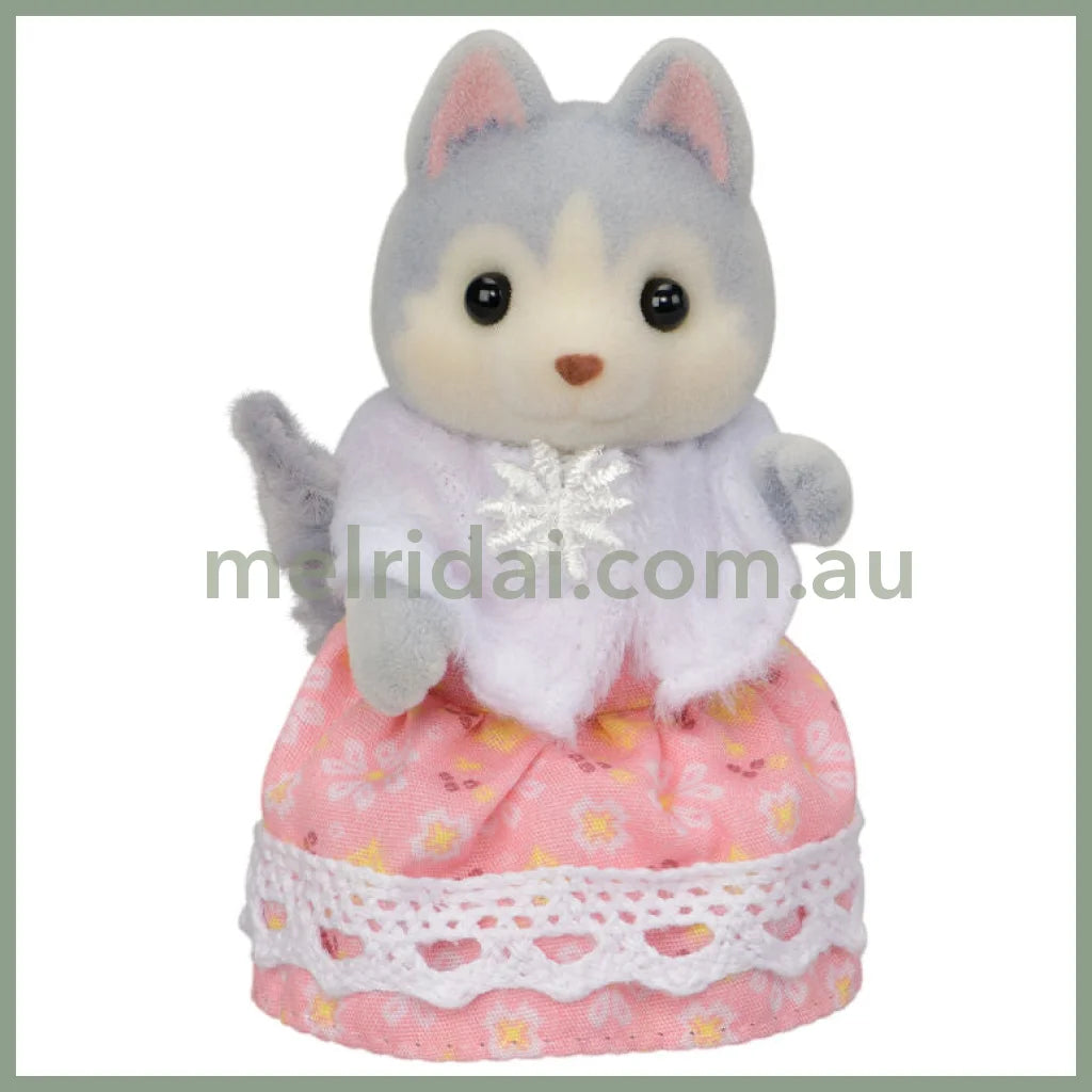 【JP】Sylvanian Families | Doll Husky Dog Mother Mum W65×D45×H108mm
