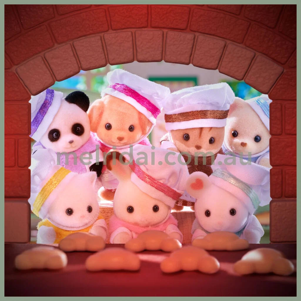 【JP】Sylvanian Families | Lively Baby Bakery Chef 7 Baby Dolls Set