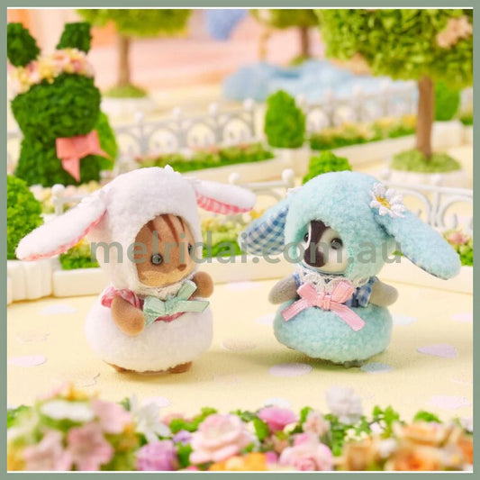 【Jp】Sylvanian Families | Lop Ear Rabbit Costume Baby Pair 123 X 45 102 Mm