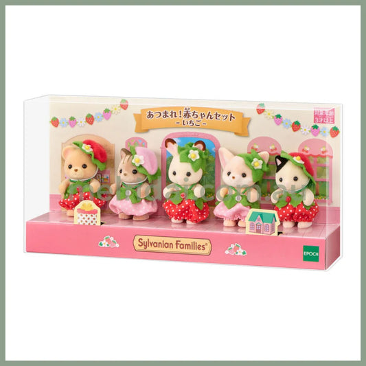 【Jp】Sylvanian Families | Strawberry Costum Baby Set 200 X 45 102 Mm