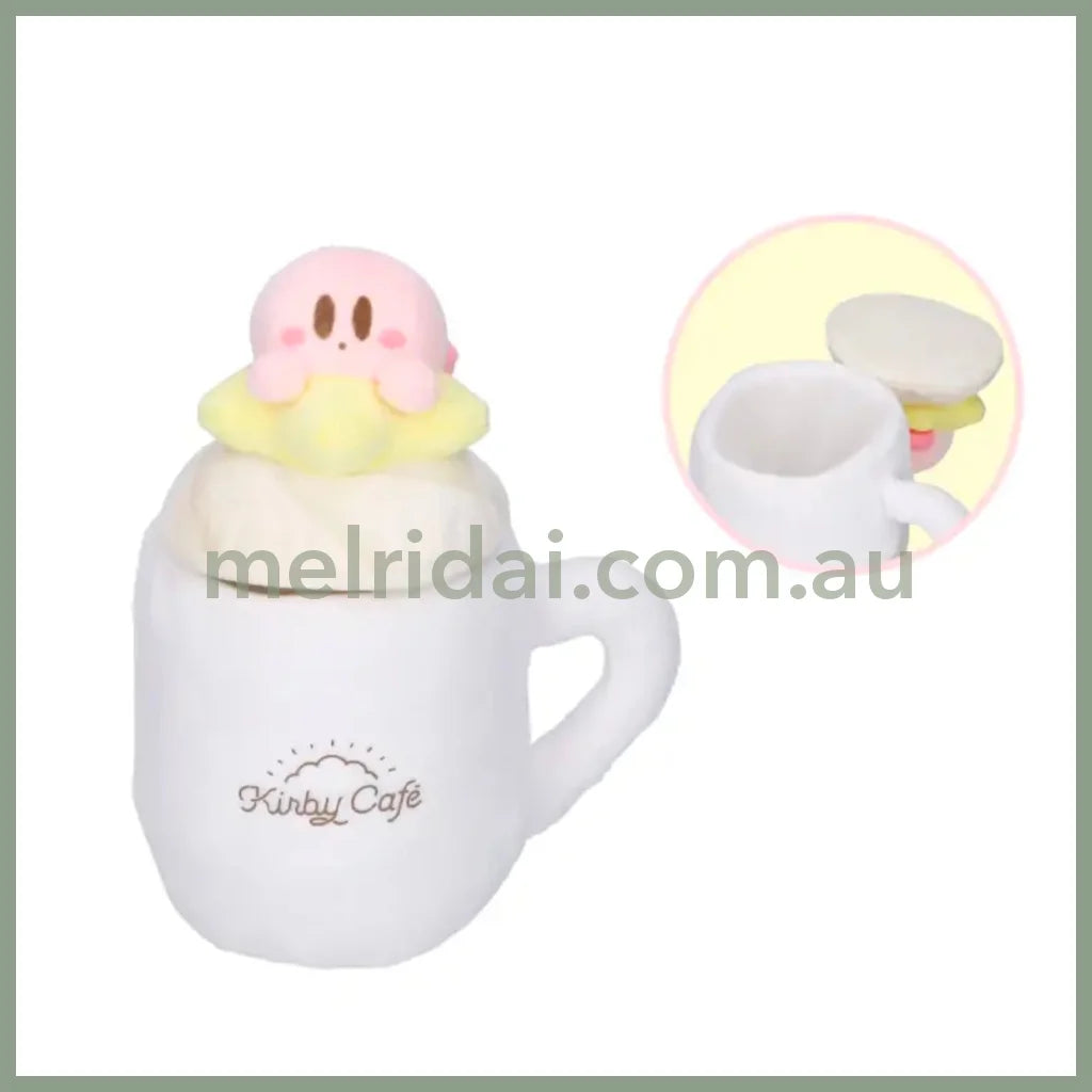 Kirby | Café Kirby Marshmallow-O-Lait Plush Case Mug W130 X H150 D85 Mm