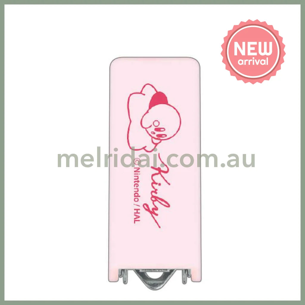 Kirby | Mini Compact Stapler 38×17×25mm (Light Pink Star)
