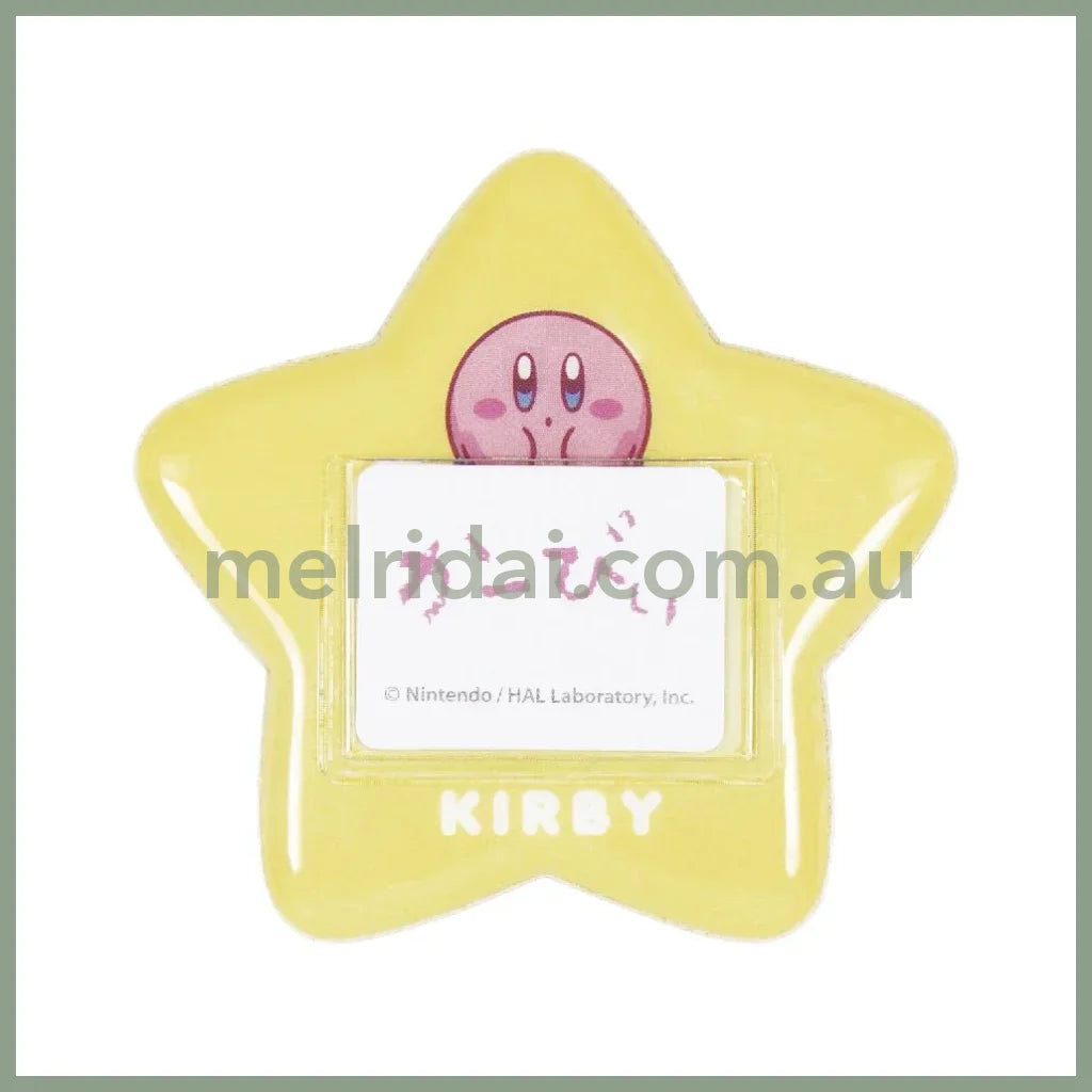Kirby Of The Stars | Name Badge Star Group / Kirby & Waddle Dee 68 x 71 x 4mm