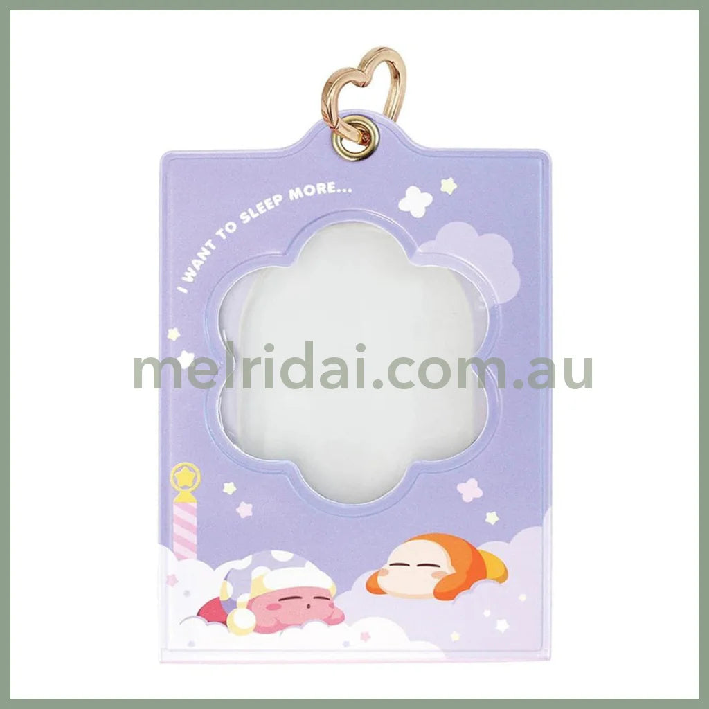 Kirby Photo Stand Purple Sleeping