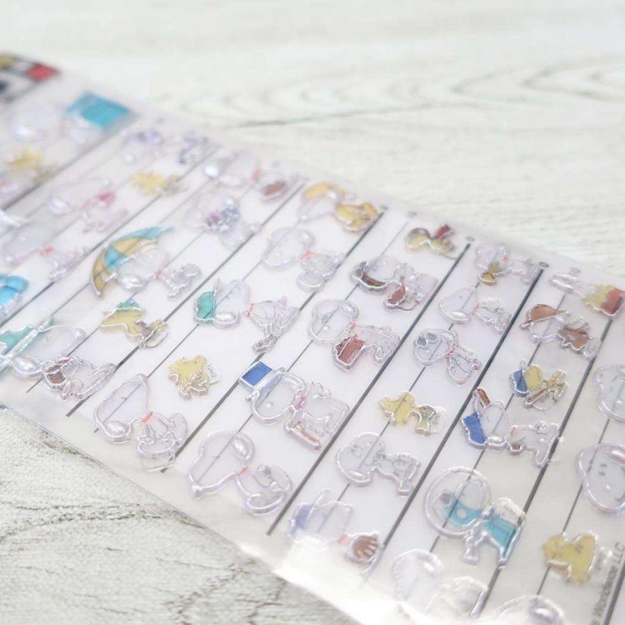 PEANUTS | Snoopy Sticker Sheet Glass Style 95x205x4mm
