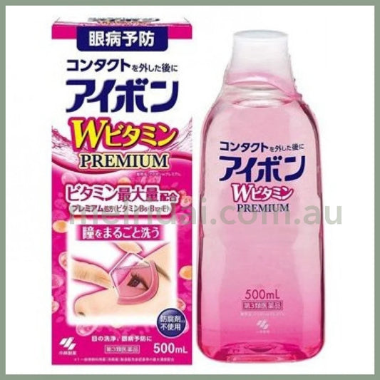 Kobayashi | Eyebon Eye Wash Solution -W Vitamin 500Ml 小林制药 维他命洗眼液 清凉度3-4