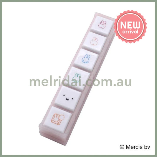 Kodomo No Kao Pochitto Pick! | Stamp Six Miffy Face 15×77×14mm
