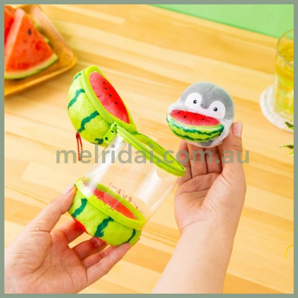 Koupen-Chan | Freshly Picked Fruit Mascot Pouch Keychain H145×W85×D85Mm Watermelon