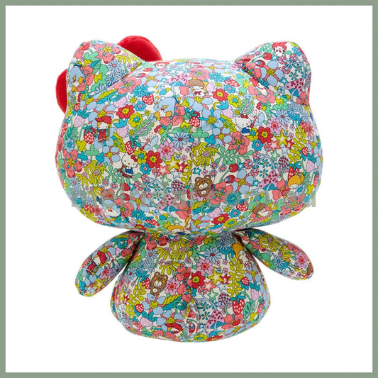 Liberty Fabrics X Sanrio | Hello Kitty Plush Doll 19×12×25Cm (50Th Anniversary) 日本三丽鸥
