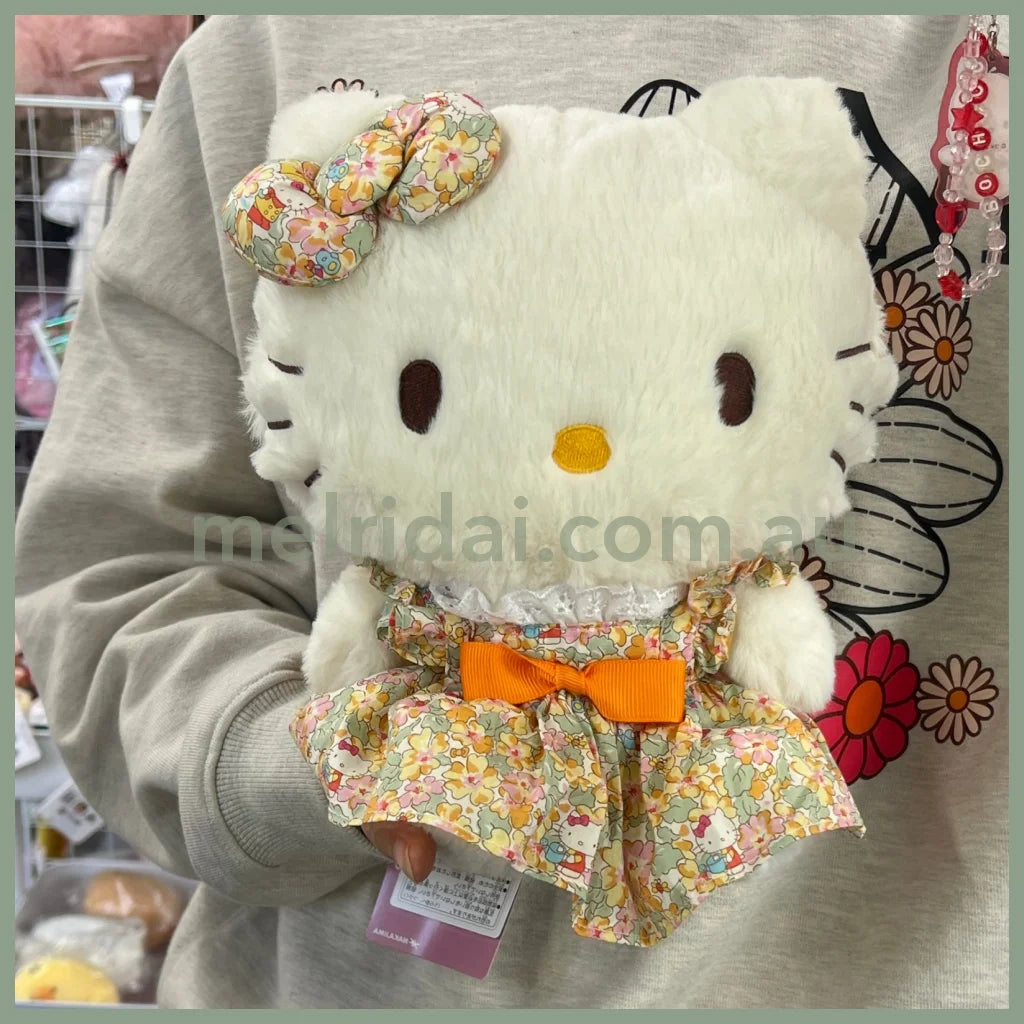 Liberty Fabrics X Sanrio | Hello Kitty Plush Doll S H22×W19×D15Cm (50Th Anniversary)