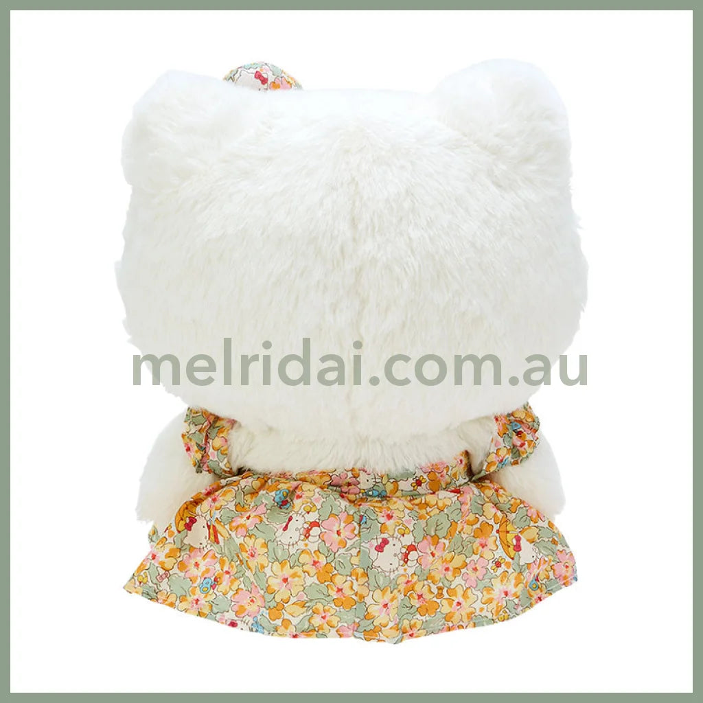 Liberty Fabrics X Sanrio | Hello Kitty Plush Doll S H22×W19×D15Cm (50Th Anniversary)